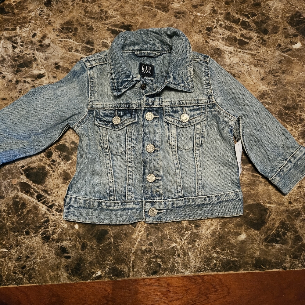 Gap toddler jean jacket 6 to 12 month